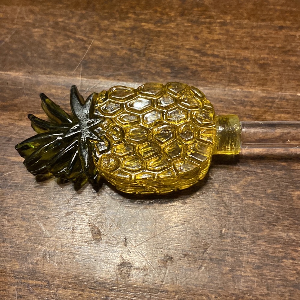 One Dozen Pineapple Topped Cocktail Stirrers
